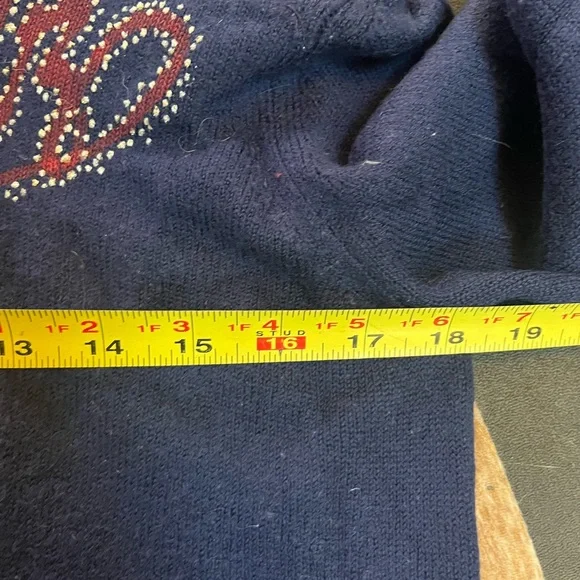 Les Copains Luxury Wool St Moritz St Barth Preppy Academia Sweater 42/4/6